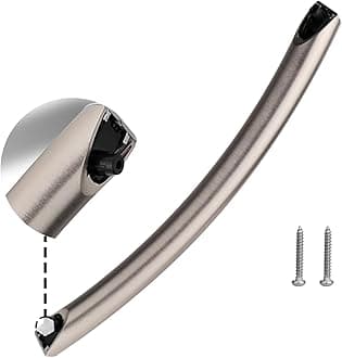 DE94-04313F Microwave Door Handle,ME16A4021AS Microwave Door Handle DE94-04313F Fit for Samsung ME16A4021AS ME17R7011ES with 2 Screws