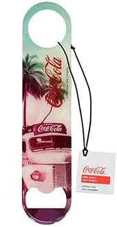 Tablecraft Coca-Cola Vintage Logo "Beach" Flat Bottle Opener, Red