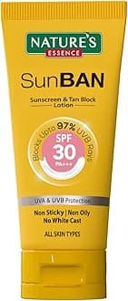 Sunban Suncreen Spf 30 Pa+++ | No White Cast And Broad Spectrum Sun Screen | For All Skin Types | Non Greasy | Lightweight | For Men & Women | 60Ml
