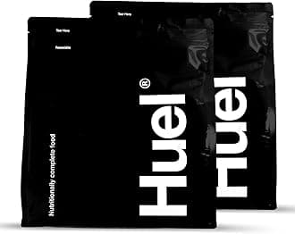 Black Edition - Nutritionally Complete 100% Vegan Gluten-Free - Less Carbs More Protein - Powdered Meal (Chocolate, 2 Bags)