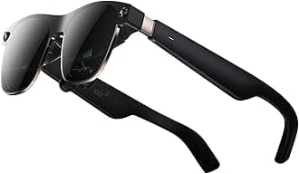 XREAL Air 2 Ultra AR Glasses, Titanium AR Glasses, with 3D Environment Sensors, Hand tracking, 52 Degree FOV, Up to 120Hz, Watch, Stream, and Game on PC/Android/iOS, PlayStation 5/Xbox/Nintendo Switch