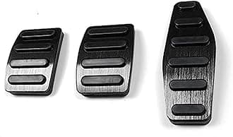Car Clutch Brake Accelerator Pedal Foot Rest Pedals Covers, for Jimny, JB64 Sierra JB74W 2019 2020 Car Styling Accessories Foot Pedal Cover Brake Pedal Cover(MT BLACK)