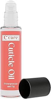 C CARE Pomegranate and Fig Roll-On Cuticle Oil | Natural Revitalizing Hydrating Nail Oil | Repaires Cuticles Overnight | Remedy For Damaged Skin And Thin Nails | Paraben Cruelty Free Formula | 10ml