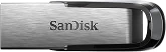 SanDisk Ultra Flair USB 3.0 Flash Drive 256GB, USB stick (Memory stick with transfer speeds up to 150 MB/s, Password protection, Durable, Sleek Metal Casing) Silver/Black