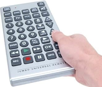 Universal Jumbo Smart Remote Control for Tv VCR Cable DVD Satellite by USA Cash and Carry - PrimeTrendz TM