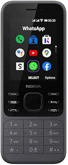Nokia 6300 Dual SIM 4G Mobile Phones, Light Black Matt