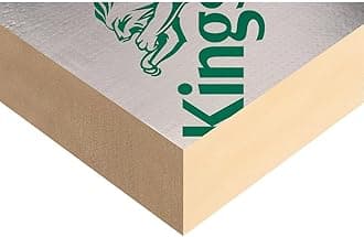 Kingspan / Ectotherm / Celotex P.I.R Insulation 50mm x 2400mm x 1200mm (8ft x 4ft) Insulation Boards (5)