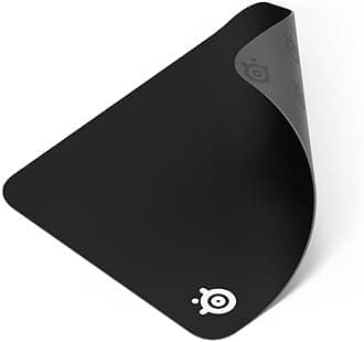 SteelSeries QcK Cloth Gaming Mouse Pad - Micro-Woven Surface - Optimized For Gaming Sensors - Size M (320 x 270 x 2mm) - Black