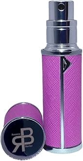 Perfume Atomiser, UK Brand, Refillable & Travel Size Perfume Bottle, Leaking Proof, Bottom Pump, Luxurious Small women and men, 5ml (Royal Purple)