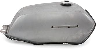 The Manta Cafe Racer Gas Tank - Raw Steel - Motorcycle Gas / Fuel Tank 3.2 Gallon 12L