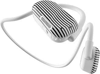 Purity Air Open Ear Headphones - True Air Conduction Wireless Bluetooth Open Ear Earbuds with Dual Mic for iPhone/Android - Secured Long Wearing Comfort, Sports Sweat Resistant (BWS144)