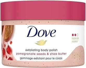 Scrub Pomegranate & Shea Butter For Silky, Soft Skin Body Scrub Exfoliates and Provides Lasting Nourishment 10.5 oz