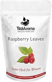 Tea Aroma Raspberry Tea Leaves | 50g | Superherb for Women | Helps with Period Health, Menstrual Cramps & Pain Relief