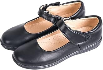 Girls School Uniform Shoes Mary Jane School Wedding Party Flat Shoes