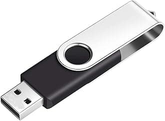 EASTBULL1GB USB 2.0 Flash Drive, Black, 1GB, USB, USB 2.0, Portable, Led Indicator