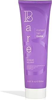 Instant Tan - Dark 150ml, Wash-Off Formula for Streak-Free, Natural-Looking Glow - Infused with Super Peptides for Plump, Smooth & Firm Skin