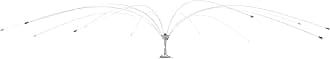 Bird B Gone MMBS800SPN 8 ft Spinning Spider Bird Deterrent - Steel