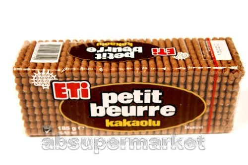 Eti Petit Beurre Tea Biscuits (Cocoa) 185gr