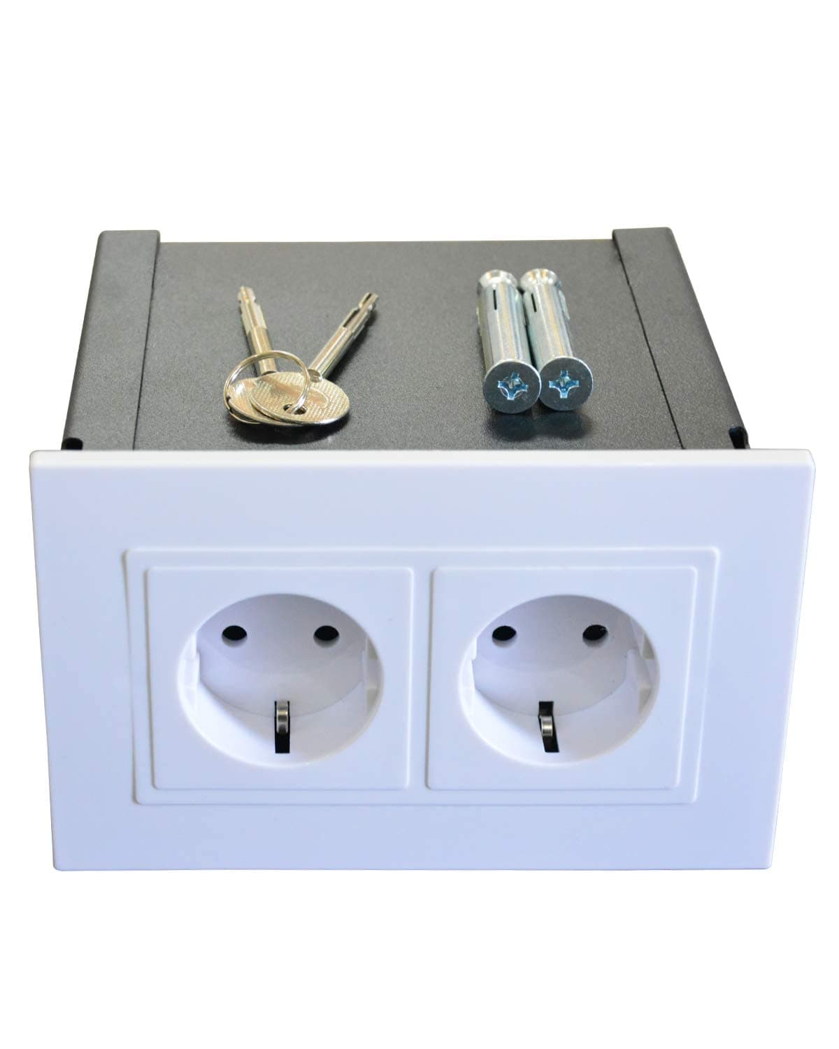 EU Secret Wall Safe – Secure Safe Box Home for your Valuables in this Realistic Hidden Plug Socket Stash Box (Large)