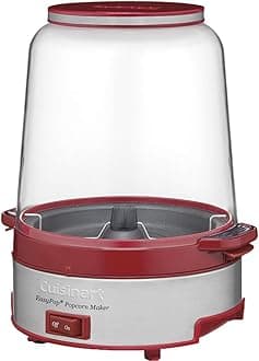 Cuisinart CPM-700 EasyPop Popcorn Maker, Red, Plastic