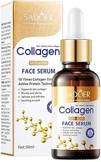 Collagen & Vitamin C Face Serum – Anti-Aging, Skin Brightening, Hydrating & Firming | Reduces Wrinkles, Revitalizes, Smoothens for Youthful, Radiant Skin – 30ml