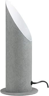 MiniSun | Modern Cement Stone Effect Metal Uplighter Wall Wash Lamp | Table Lamps, Home Décor & Improvement Essential