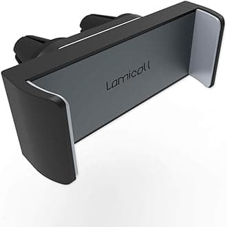 Car Phone Mount, Lamicall Car Vent Holder : Universal Stand Cradle Holder Compatible with Phone Xs Max XR 8 X 8P 7 7P 6S 6P 6, Samsung Galaxy S5 S6 S8 S9, Google, LG, Huawei, Other Smartphone - Gray