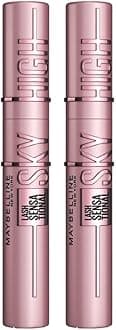 Maybelline New York Black Mascara for Extremely Long Eyelashes Lash Sensational Sky High Mascara, Black, Duo Bundle