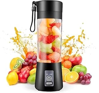 DDN_R_ Blender Mixer Grinder For Juices, Smoothies, Cold Coffee, Protein || Portable Rechargeable 6 Blades Blenders For Smoothie And Juices For Home, Office, Gym, Travel (MULTICOLOR, LARGE)