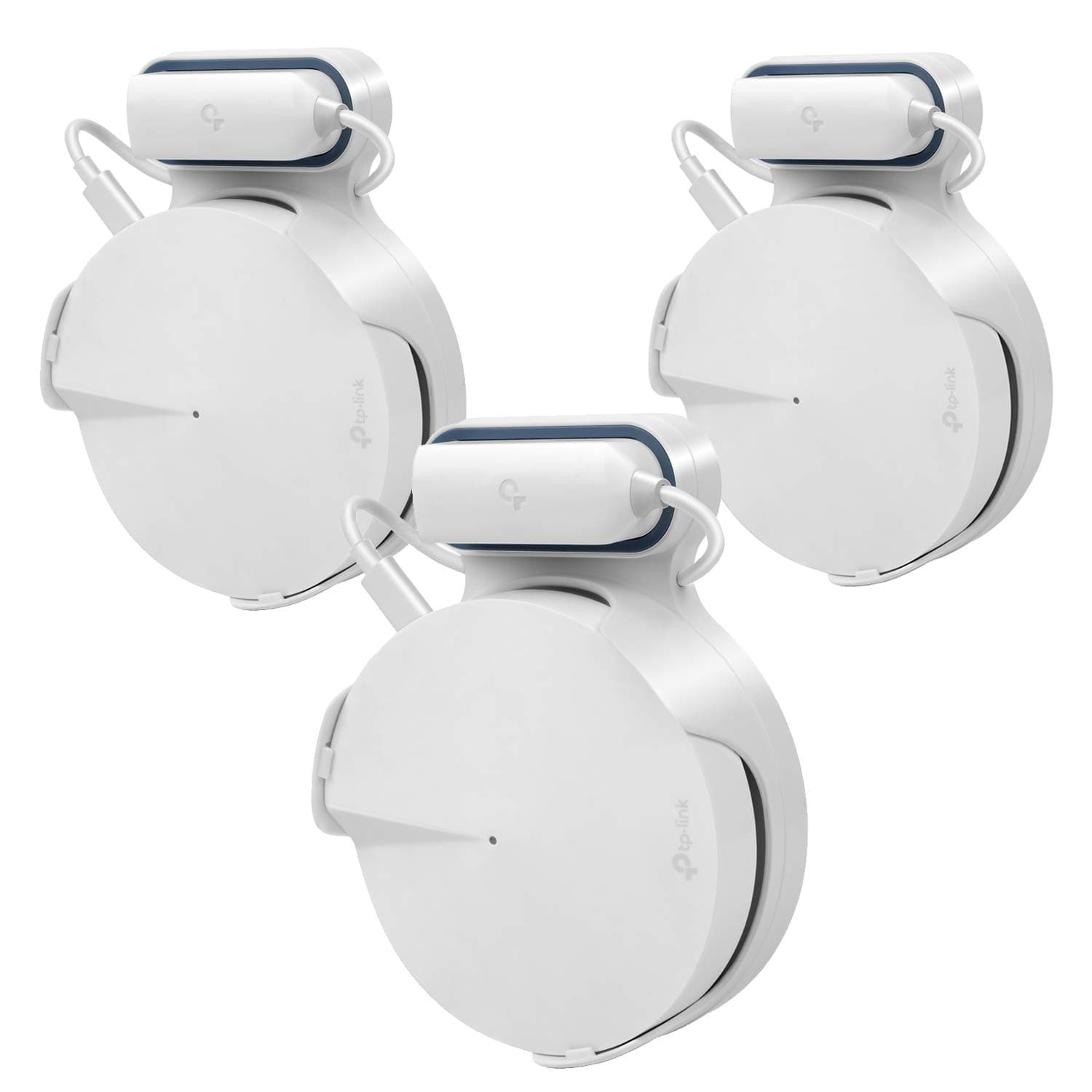 Wall Mount Holder for TP-Link Deco M5 Whole Home Mesh WiFi System, Outlet Bracket for 3 Pack TP Link mesh Router System and Easily Be Moved as WiFi Beacon
