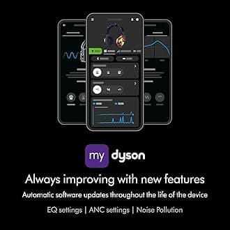 Bundle - Dyson OnTrac™ Over Ear Wireless Headphones in CNC Aluminum with Oyster Pink Ear Cushions + Black Nickel Ear Caps - Noise Cancelling, Up to 55 Hours Battery Life(2), Customizable