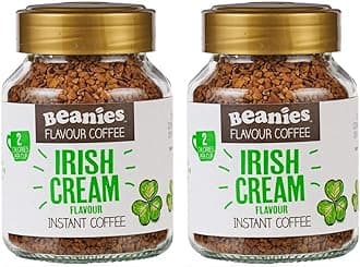 Beanies Irish Cream Flavour Instant Coffee 50g, 2 Pack