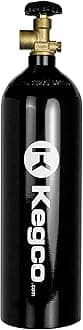 Kegco 22 Cu. Ft. Nitrogen Air Tank - High Pressure Aluminum Gas Cylinder (empty)