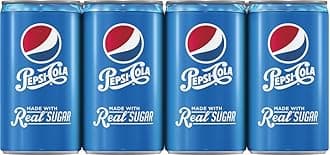 PepsiMade with Real Sugar Mini-Cans (8 Count, 7.5 Fl Oz Each)
