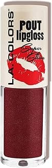 L.A. COLORS Pout Shiny Lipgloss, Muah! CLG645