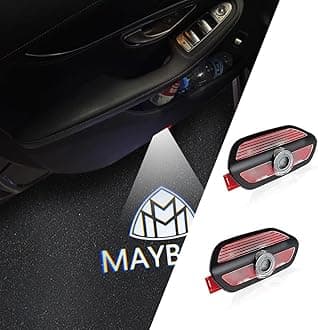 通用 Car Door Logo Lights Projector Non-fading LED Puddle Lamp Compatible For Maybach Accessories s class s320 s500 s550 s600 s650 s63 s65 s400 s350 s680 s560 (W222 2014-2019)