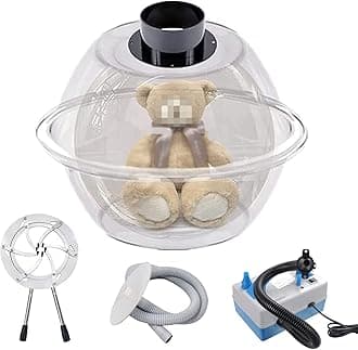 Balloon Stuffing Machine, Balloons Filling Machine with Electric Balloon Pump and Balloon Expander Stuffer Extractor, DIY Balloon Stuffer for Gifts Filling Plush Toys Bouquets