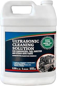 NORTHWEST ENTERPRISES Ultrasonic Carburettor and Engine Parts Cleaning Solution Detergent for Ultrasonic and Submersible Washing Machines - Concentrated (1 Gallon)