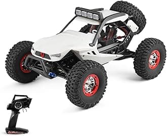Goolsky WLtoys 12429 RC Car, 1: 12 Scale 4WD 40KM/H High Speed RC Crawler with LED Lights, 2.4GHz All Terrain Off Road RC Truck for Adults