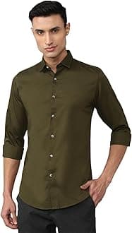 Peter England Men PCSFSSLPS14177 Western