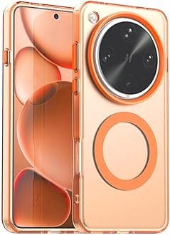 Compatible with Oppo Find X8 Ultra 5G Case Cover,Compatible with Magsafe,Shockproof Magnetic Phone Case，Compatible with Oppo Find X8 Ultra 5G Case Orange