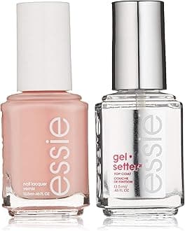 Gel Setter Longwear & Shine Color Kit, High Class Affair, Nude Nail Polish + Top Coat, Gifts For Women And Men, 0.46Oz Each