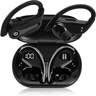Wireless Earbuds for vivo V19 Neo with Immersive Sound True 5.0 Bluetooth Over The Ear Sport Headphones with a Charging Case - Stereo Calls Touch Control IPX7 Sweatproof Deep Bass
