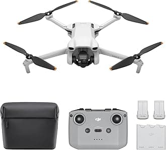 DJI Mini 3 Fly More Combo – Lightweight and Foldable Mini Camera Drone with 4K HDR Video, 38-min Flight Time, True Vertical Shooting, and Intelligent Features
