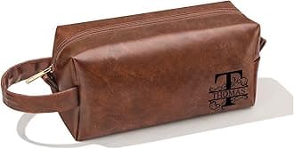 Thomas Anniversary Birthday Gifts for Men, Valentines Christmas Fathers Day Ideas Gifts for Husband Dad Grandpa from Wife Daughter, Personalized Gifts for Him Mens Toiletry Travel Bag
