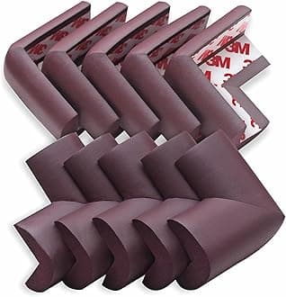 Foam Pack of 10 Baby Proofing Corner Guards|Extra Soft and Cushioned Corner Protector for Sharp Edges|Child Safety Edge Protector for Kids|Furniture Table Baby Safety Product - (Pack of 10)