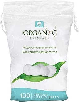 OrganycOrganic Cotton Balls, 100 Count (Pack of 24)
