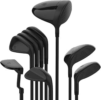 stixGolf Club Set - Unisex - Black - 9 Set Clubs - Graphite Shafts - Premium Materials, Modern Design, Quality