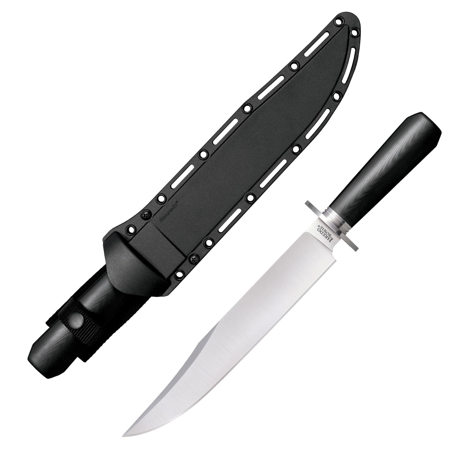 Laredo Bowie 10.5" CPM 3V Razor-Sharp Clip Point Blade 5.1875" G-10 Handle Tactical Fixed Blade Knife w/Secure-Ex Sheath