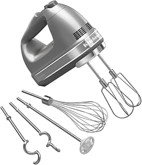 KHM926CU 9-Speed Hand Mixer, Polycarbonate, Contour Silver